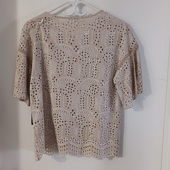 NWT Tribal Women's Lace Top Small - Picture 3 of 3